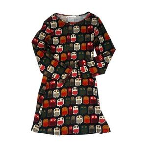 SM Wardrobe Owl Print Knit Dress